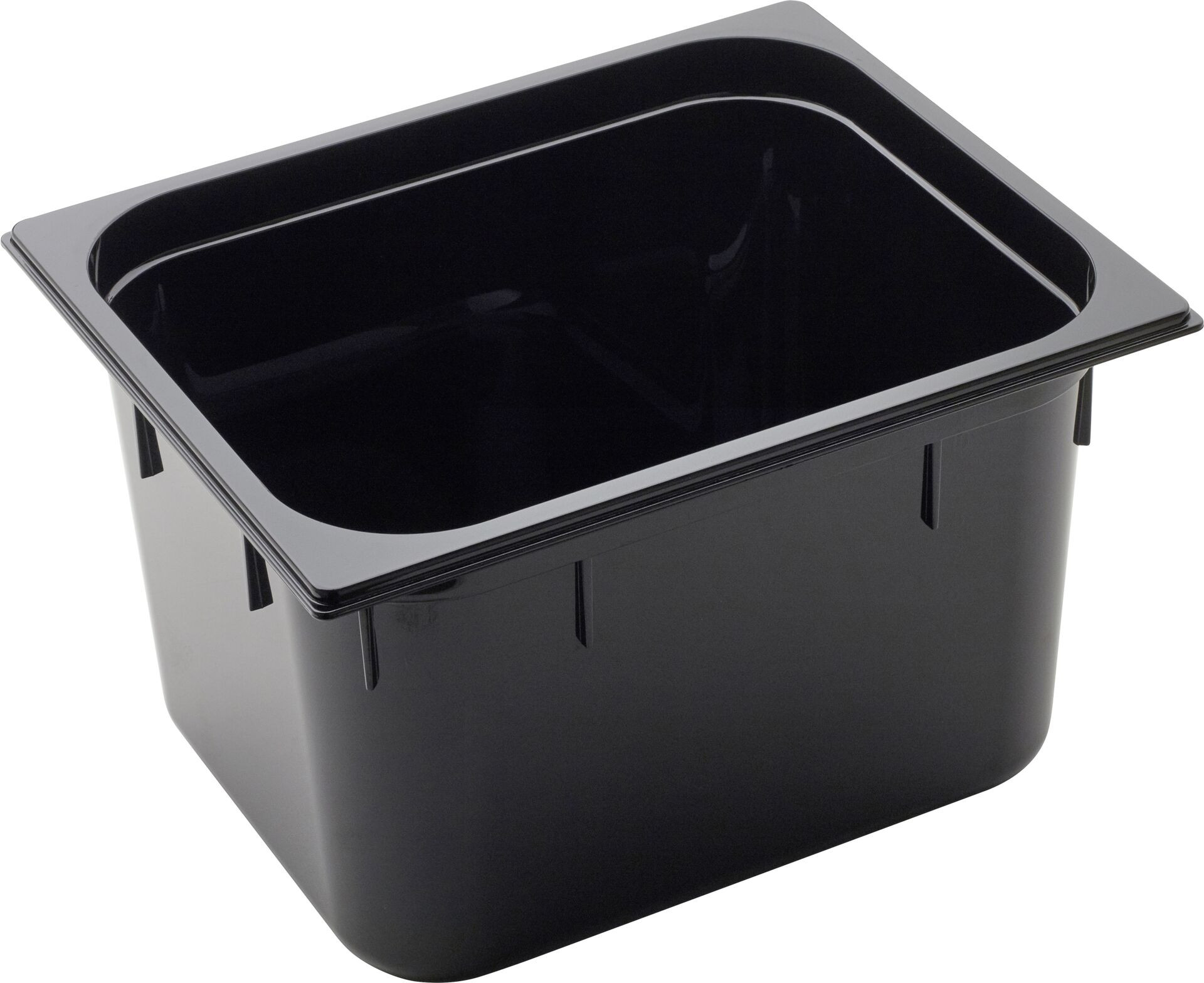 GN Behälter 1/2 Polycarbonat schwarz T: 200mm